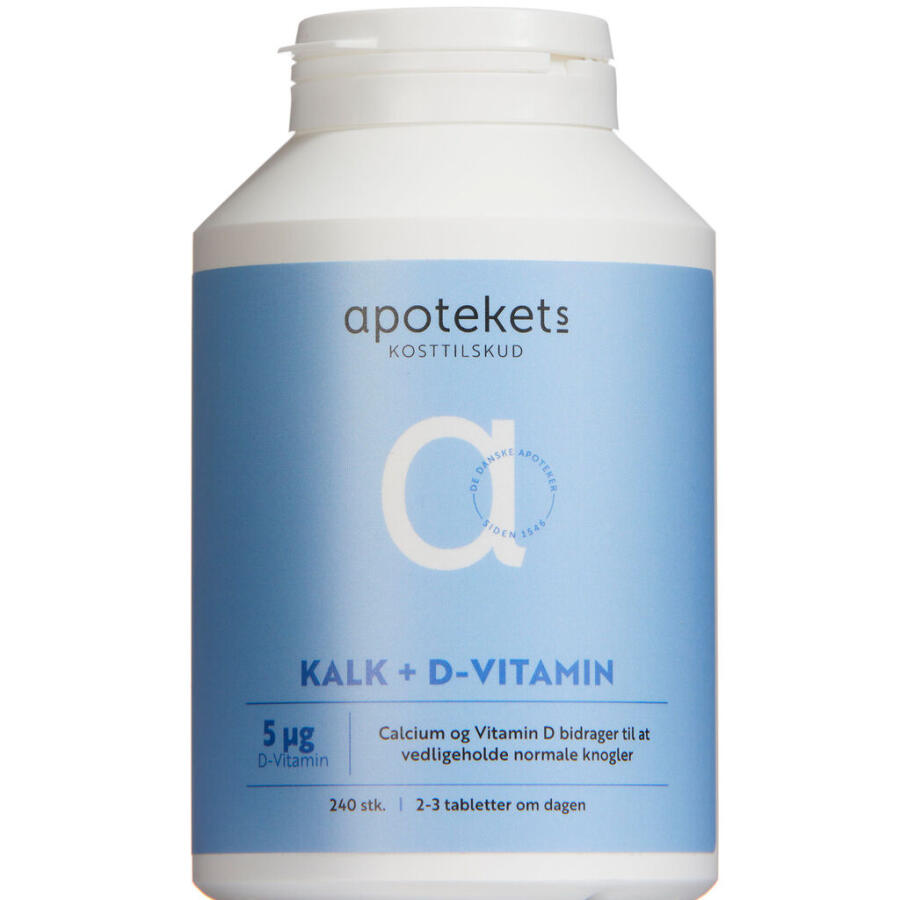 Apotekets Kalk og D-vitamin 5 µg