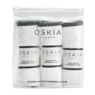 Oskia 3 x Dual Active Cleansing Cloths