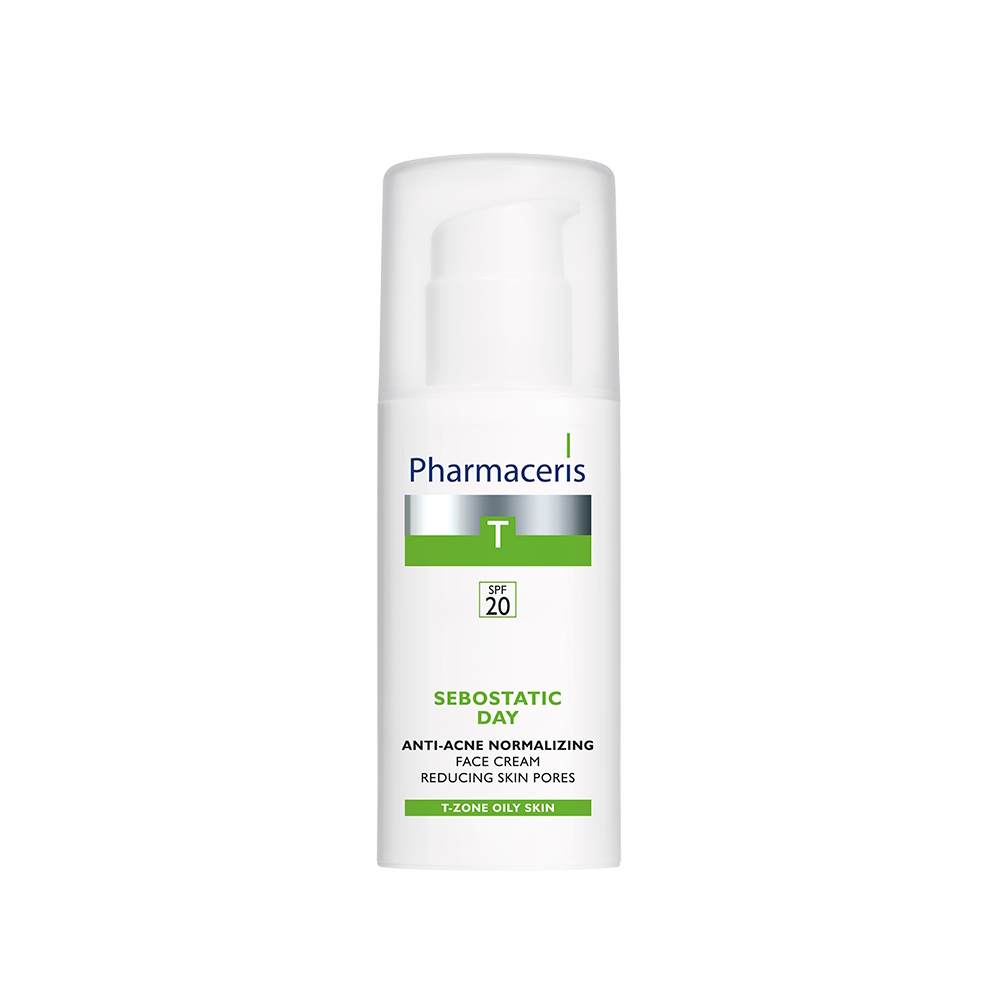 Pharmaceris T Sebostatic Day normaliserende og matterende anti-akne dagcreme SPF 20