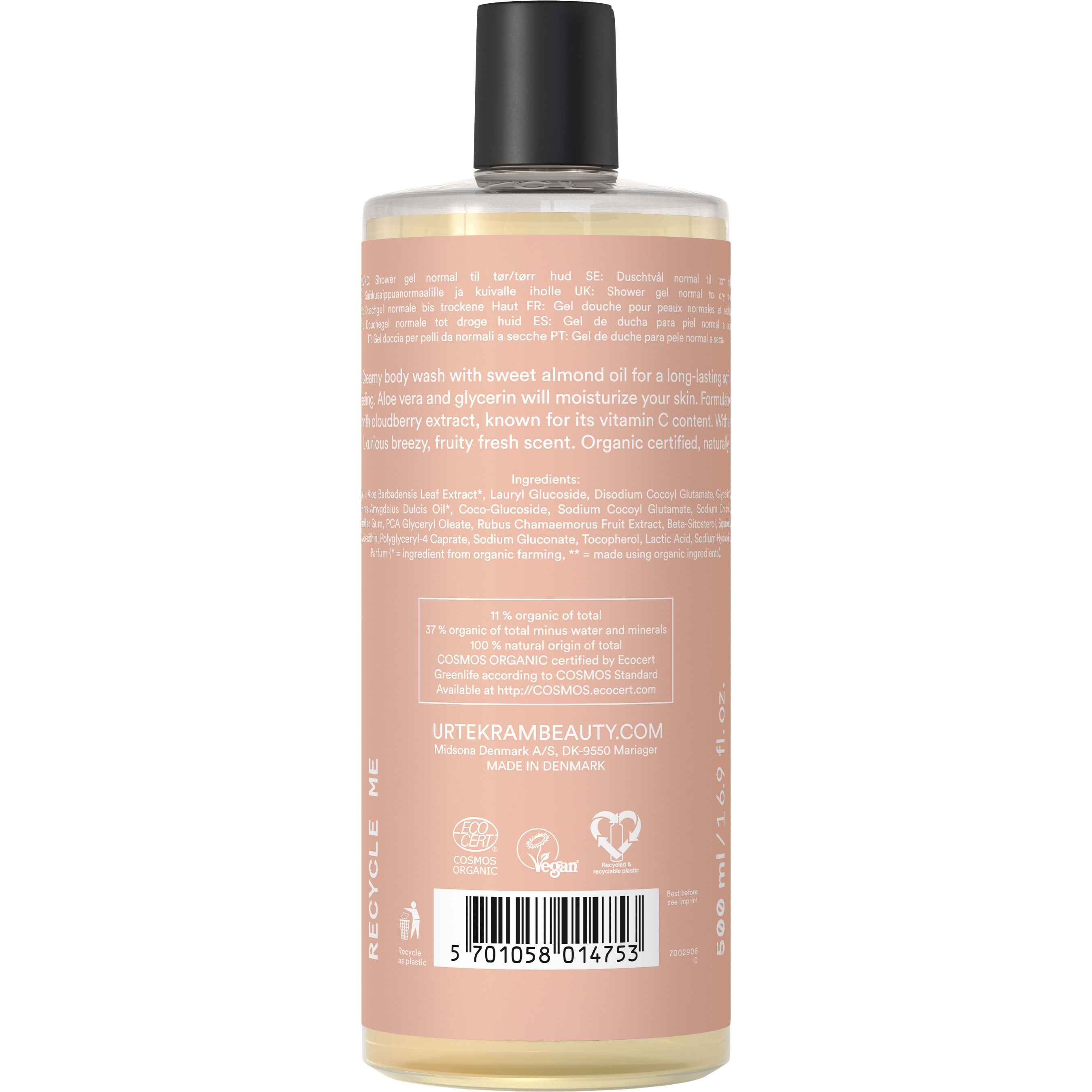 Urtekram Beauty Nordic Berry Body Wash