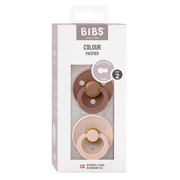 BIBS Colour 2-pak Woodchuck/Blush Size 2