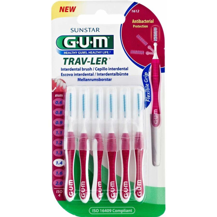 GUM Trav-Ler Mellemrumsbørste Nr. 1612 1,4mm