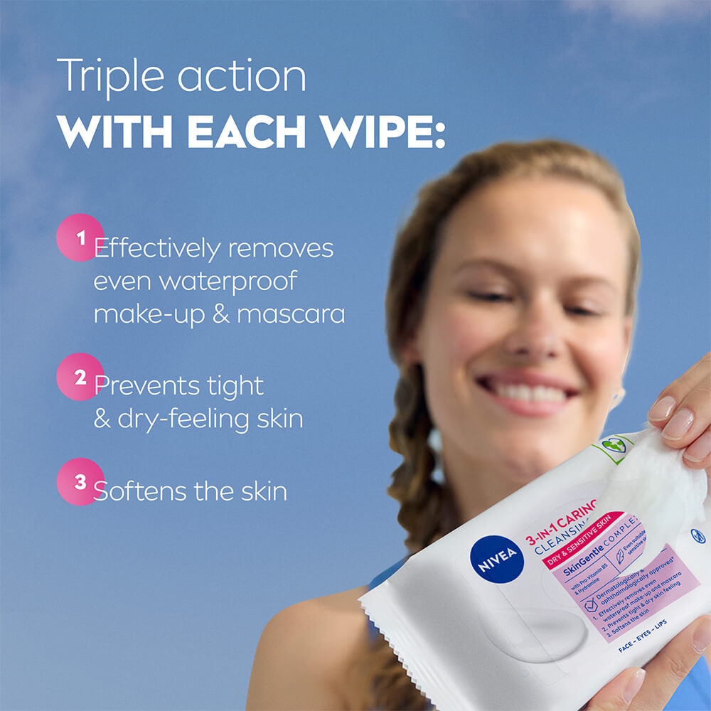 NIVEA Caring Cleansing Wipes