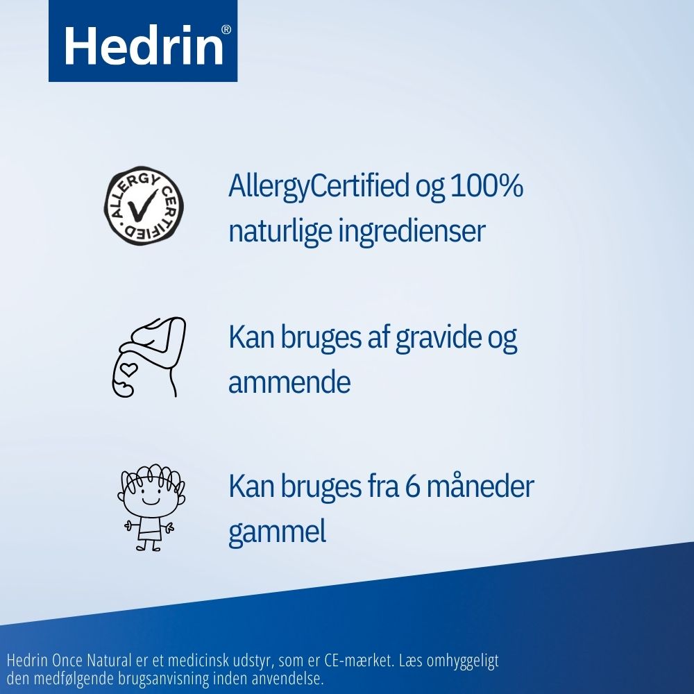 Hedrin Once Natural Lotion