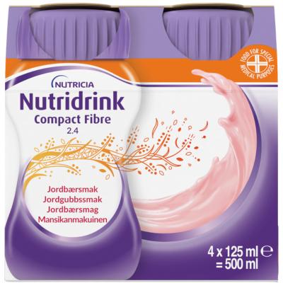 Nutridrink Compact Fibre Jordbær