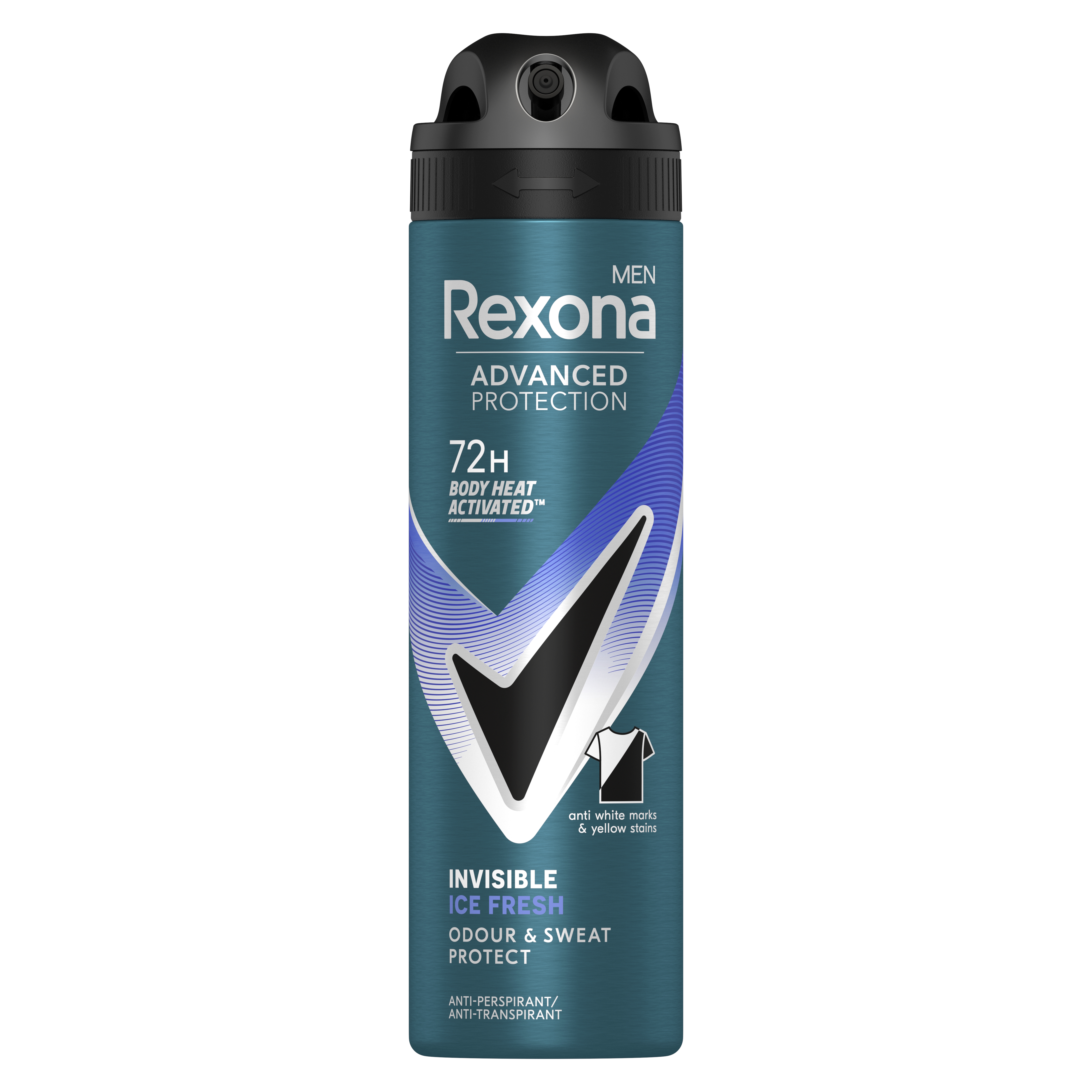 Rexona Men 72h Advanced Protection Invisible Ice Antiperspirant Deospray