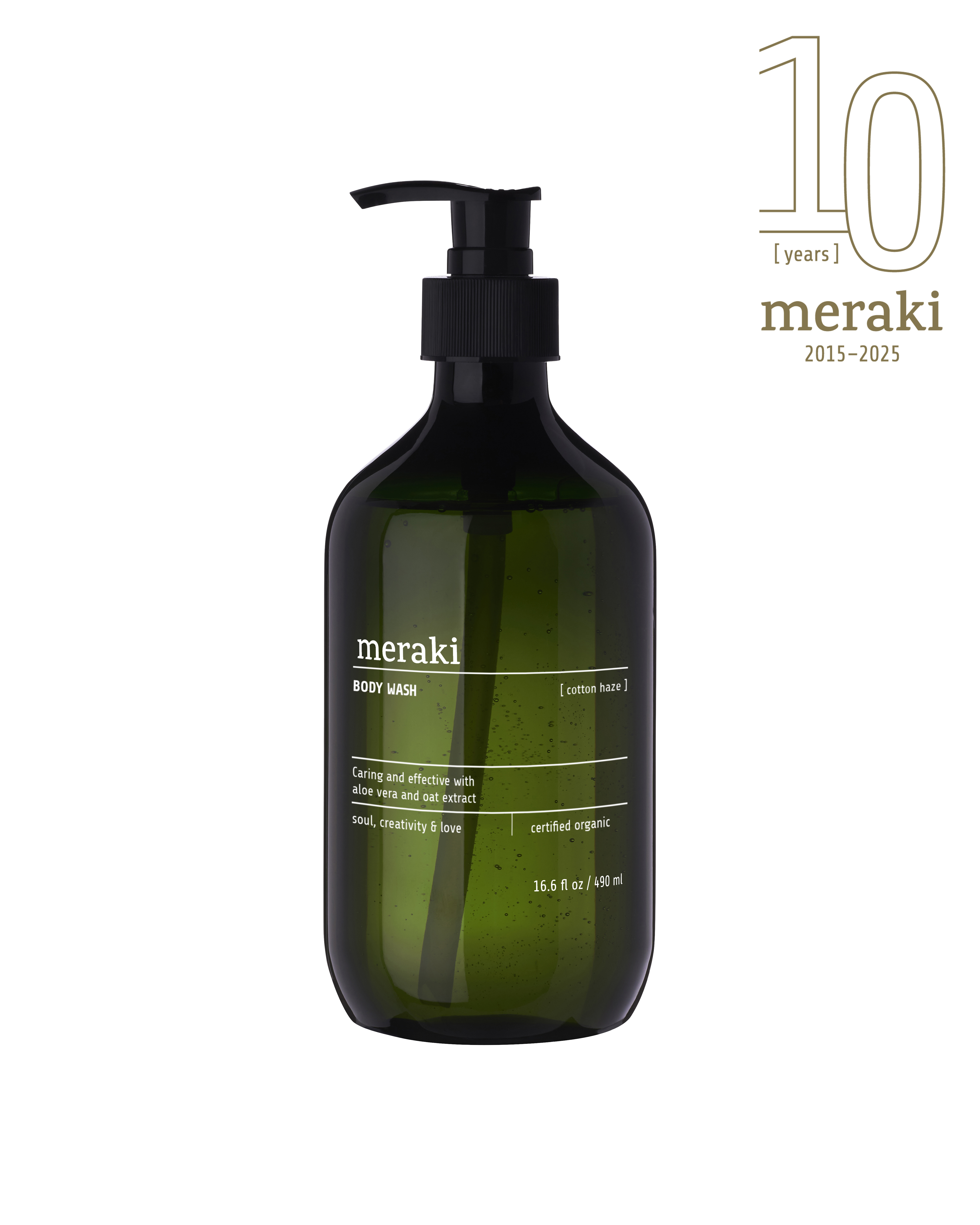 Meraki Body Wash, Cotton Haze