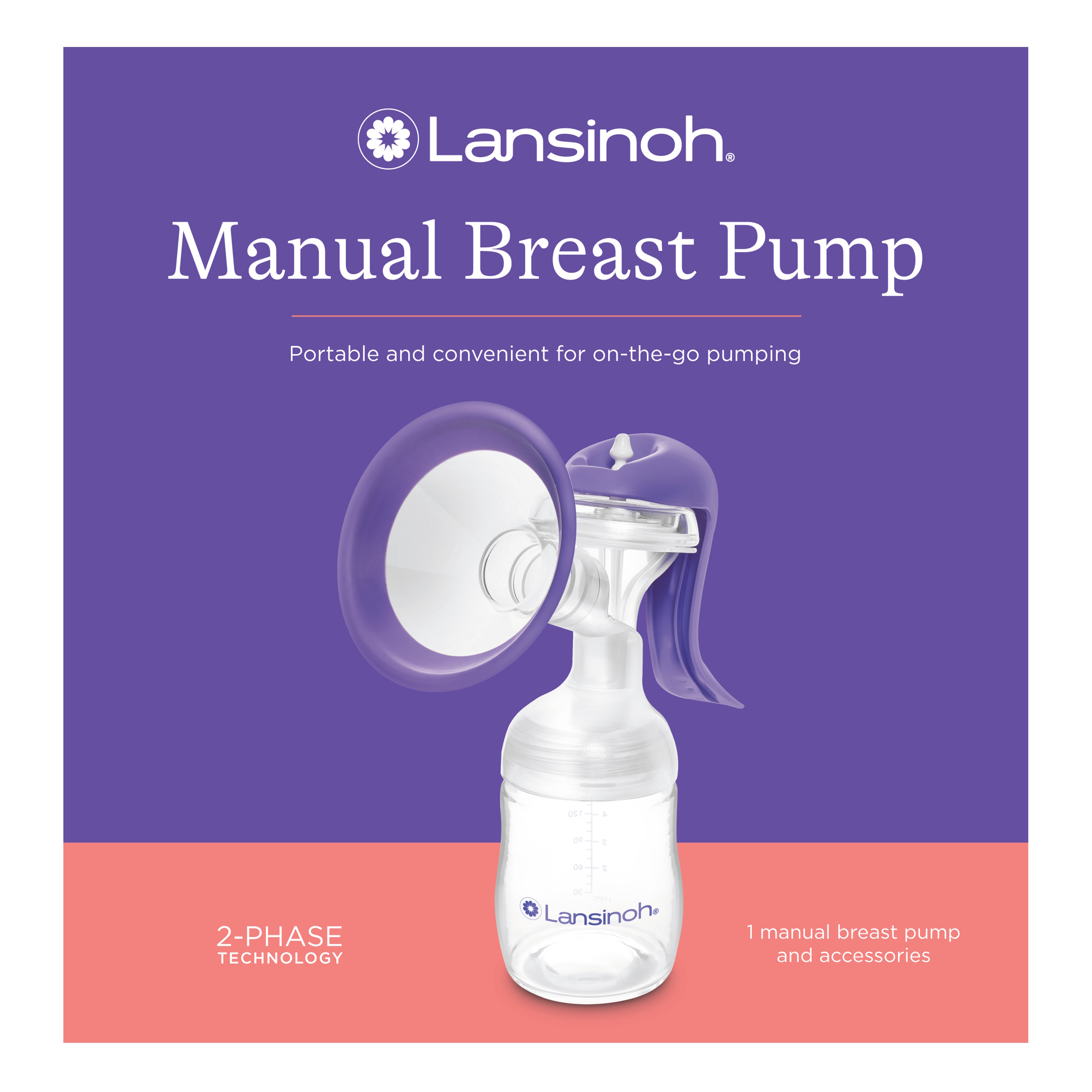 Lansinoh Manuel Brystpumpe