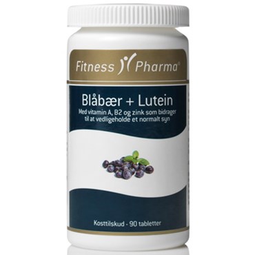 Fitness Pharma Blåbær + Lutein