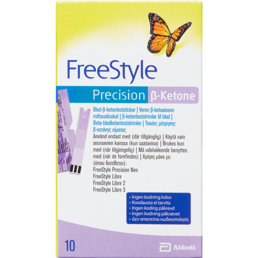 FreeStyle Precision Beta-Blodketon Teststrimler