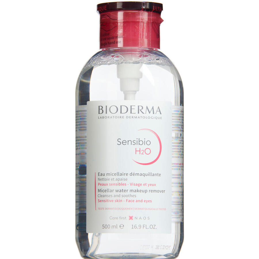 Bioderma Sensibio H2O Rensevand M/Pumpe 500 ml