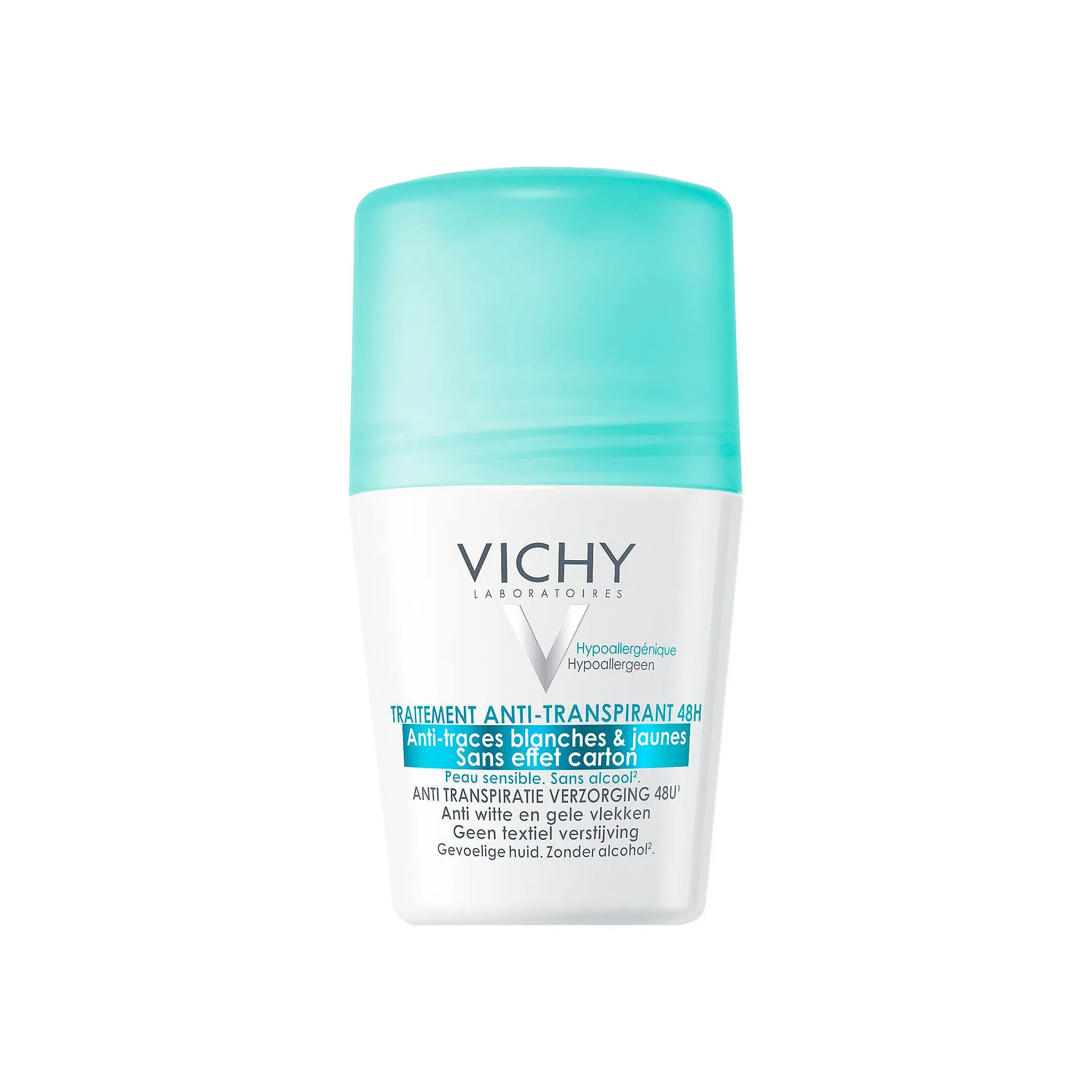 Vichy Anti-Trace Antiperspirant Deodorant Roll-On 48T