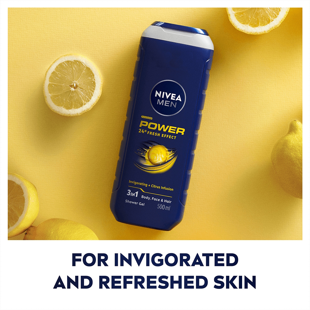NIVEA Men shower Power Refresh Shower Gel
