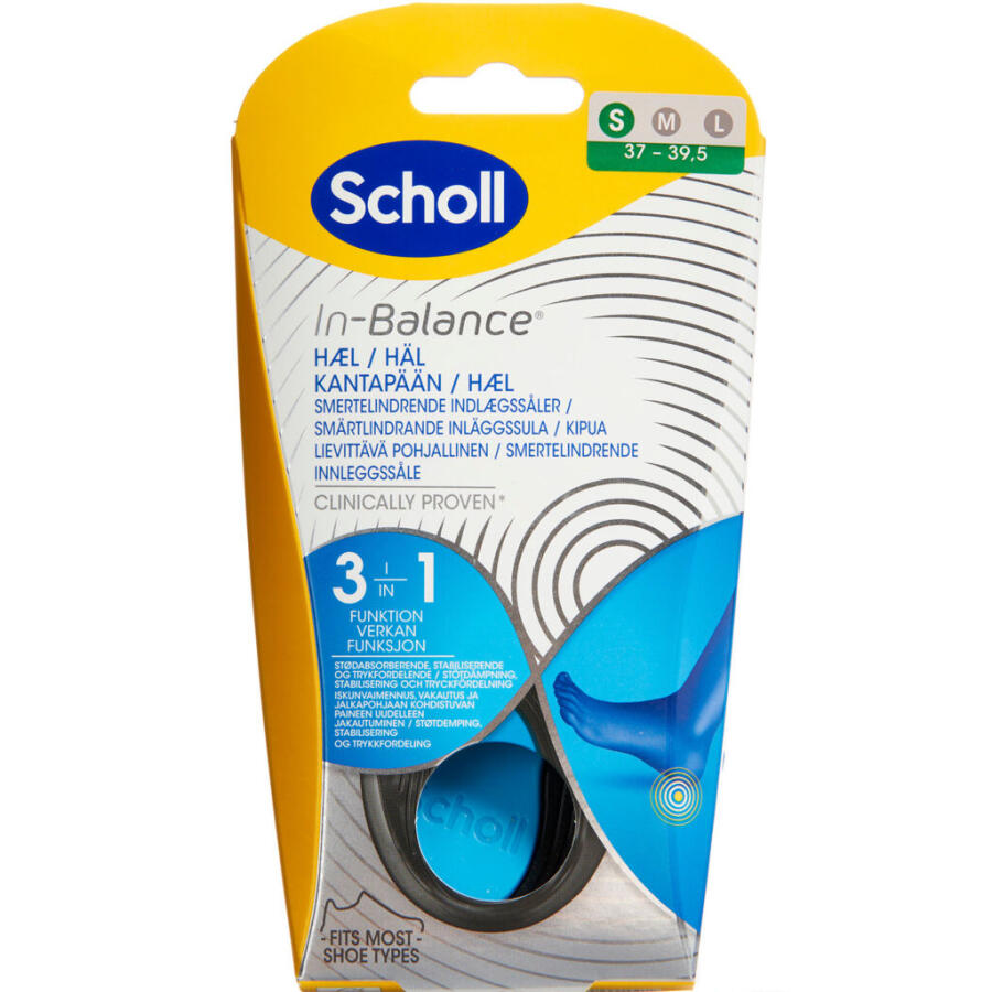 Scholl In-balance Sål Hæl Str. S