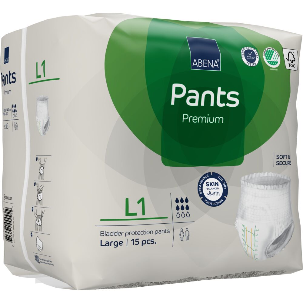 Abena Pants L1 Premium Grøn