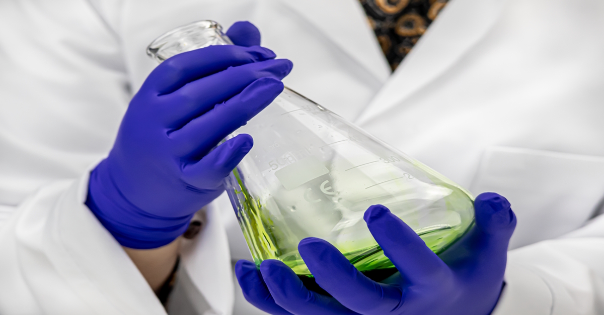 Aurelia Gloves Aurelia Sonic100 blå pudderfri nitrilhandske, 2,2 mil (100 stk)