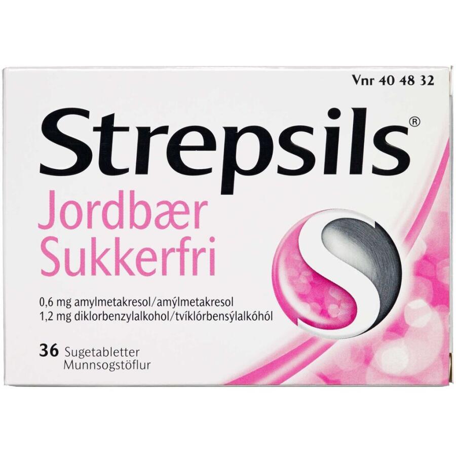 Strepsils Jordbær Sukkerfri