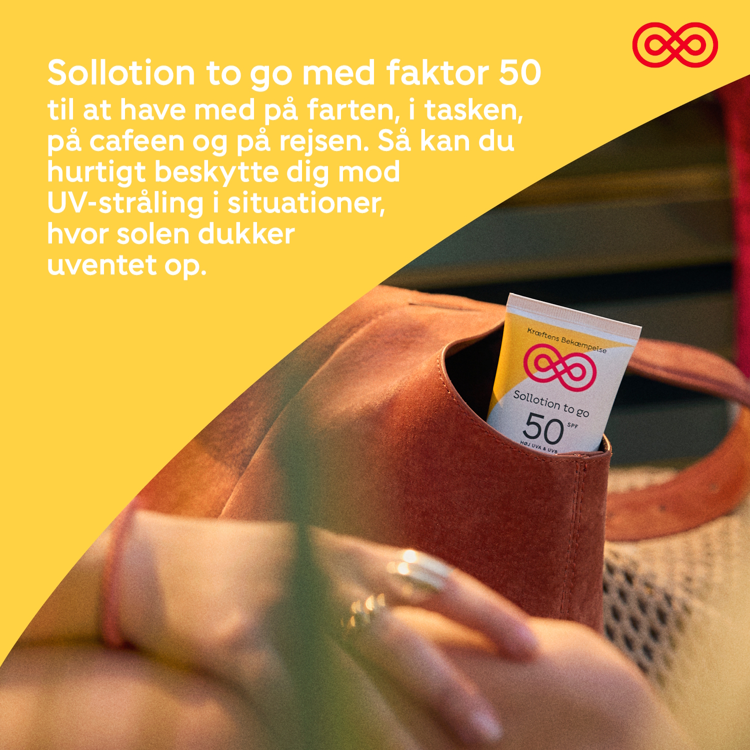 Kræftens Bekæmpelse Sollotion SPF 50 To Go