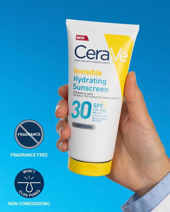CeraVe Invisible Hydrating Sunscreen SPF 30