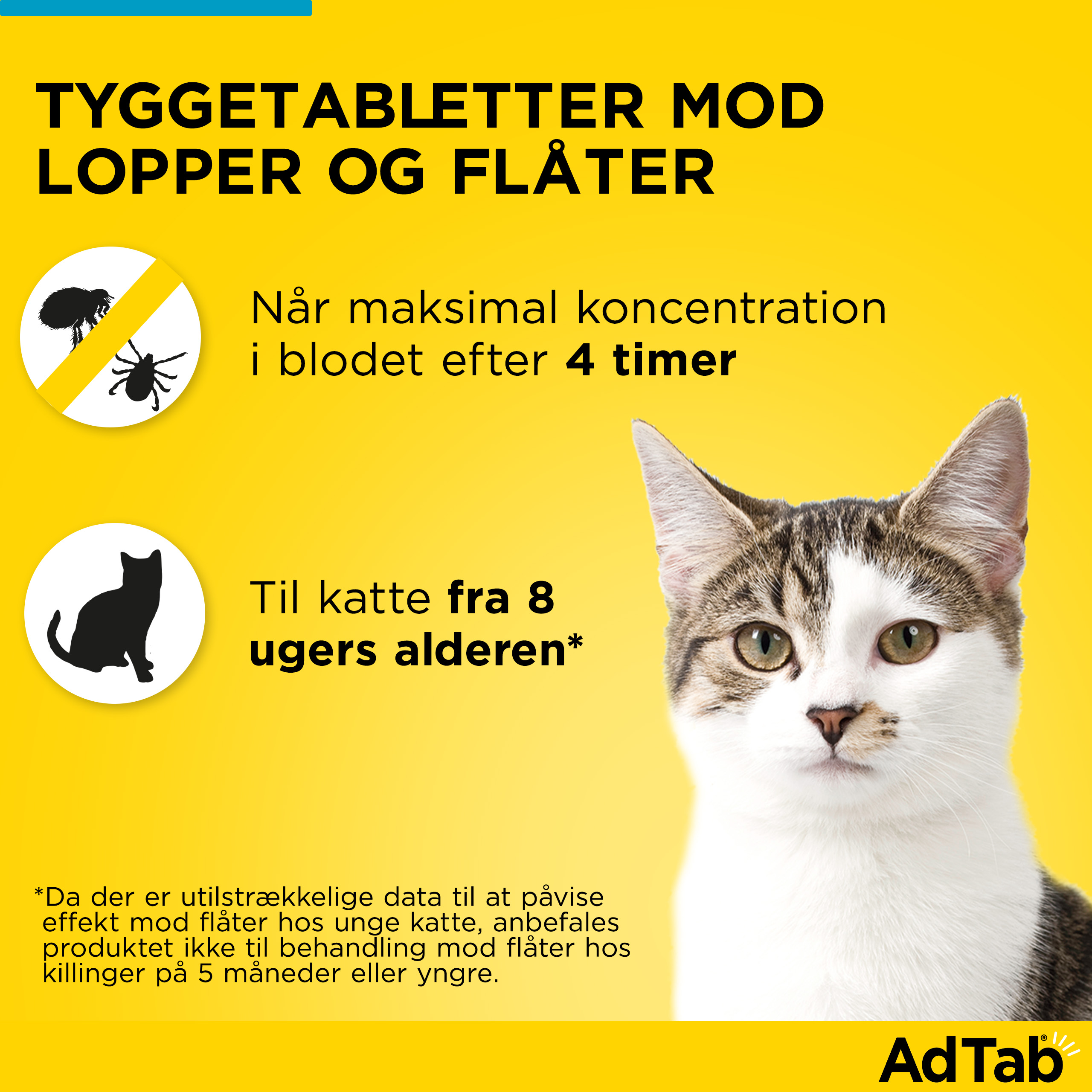 AdTab til katte >2.0-8.0 kg