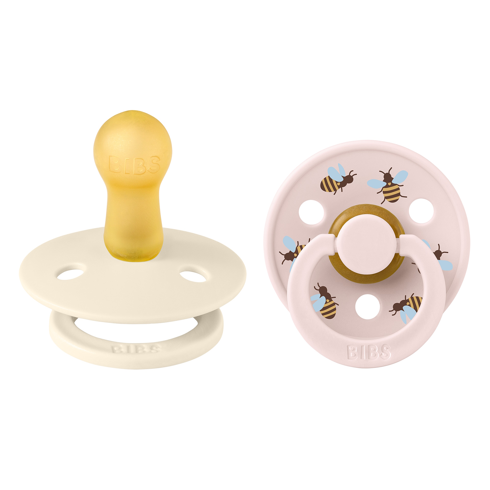 BIBS Pacifier Studio Colour 2-pak Bumblebee Ivory Mix Size 2