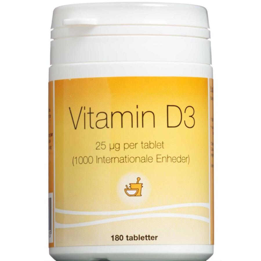 Vitamin D3 Tabletter 25 µg