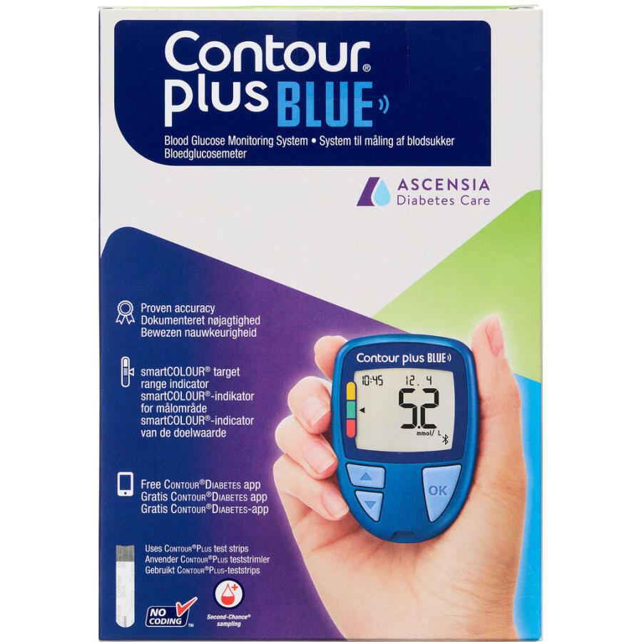 Contour Plus Blue Glucose Meter