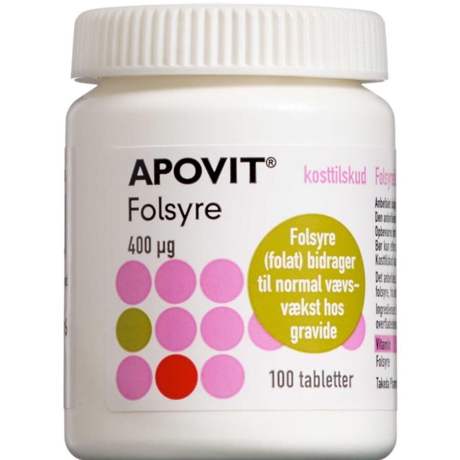 APOVIT Folsyre 400 µg