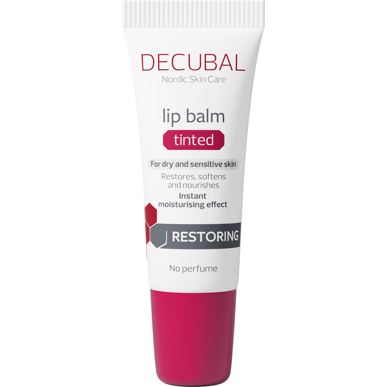 Decubal Restoring Lip Balm tinted