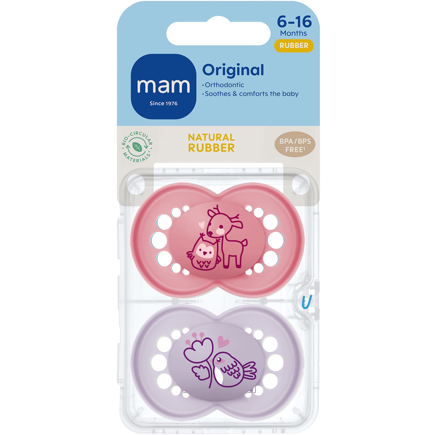 MAM Original 6-16 Mdr. Pink/Lilla