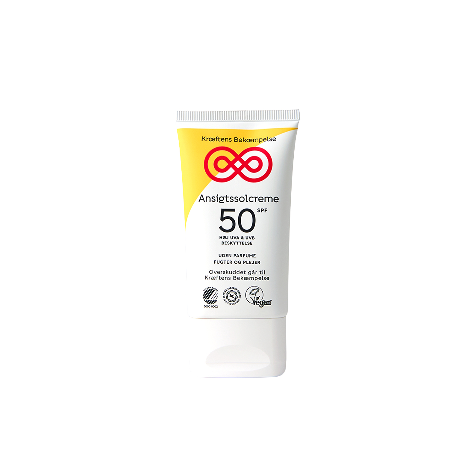 Kræftens Bekæmpelse Ansigtssolcreme SPF 50