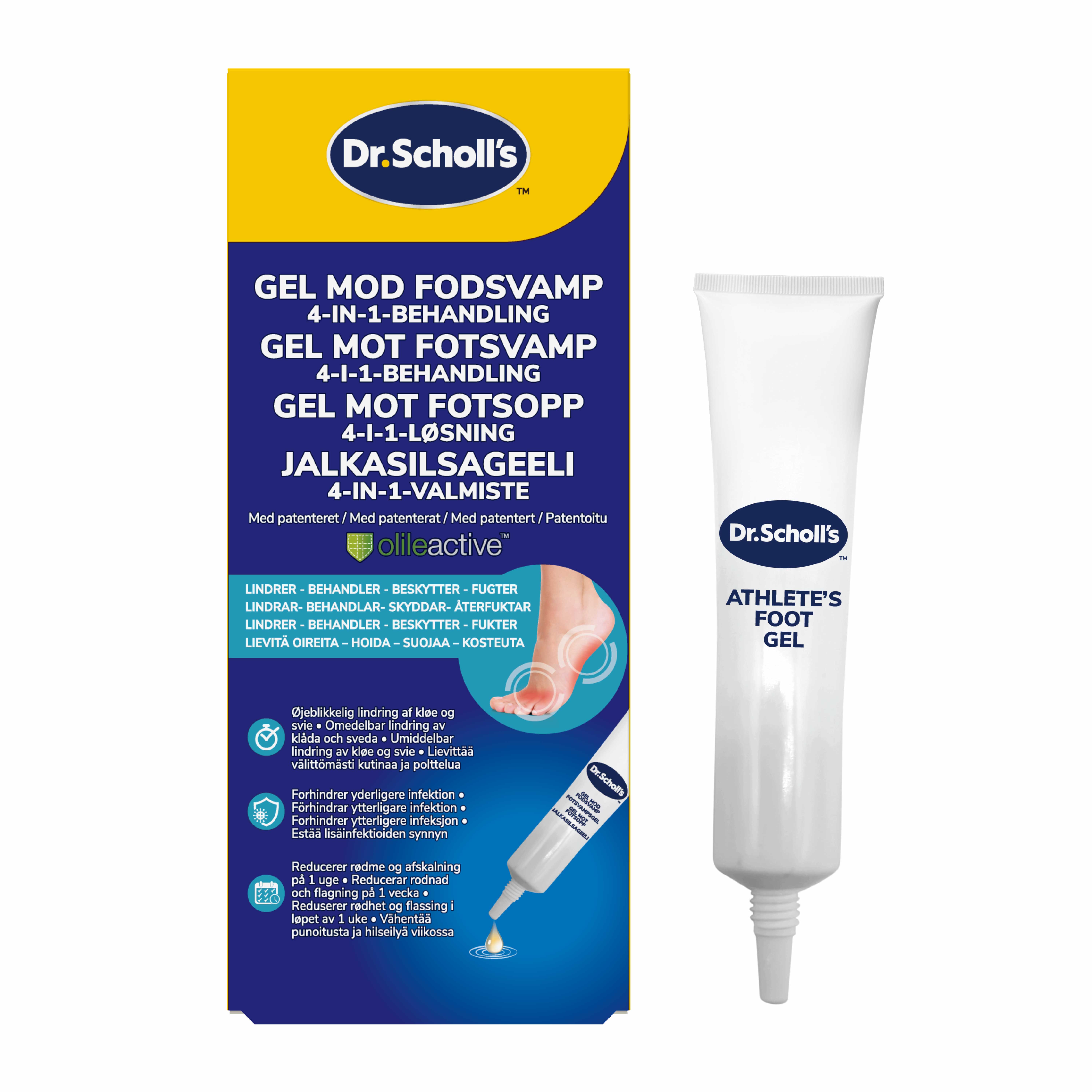 Dr. Scholl Athlete's Foot Gel 4-in-1