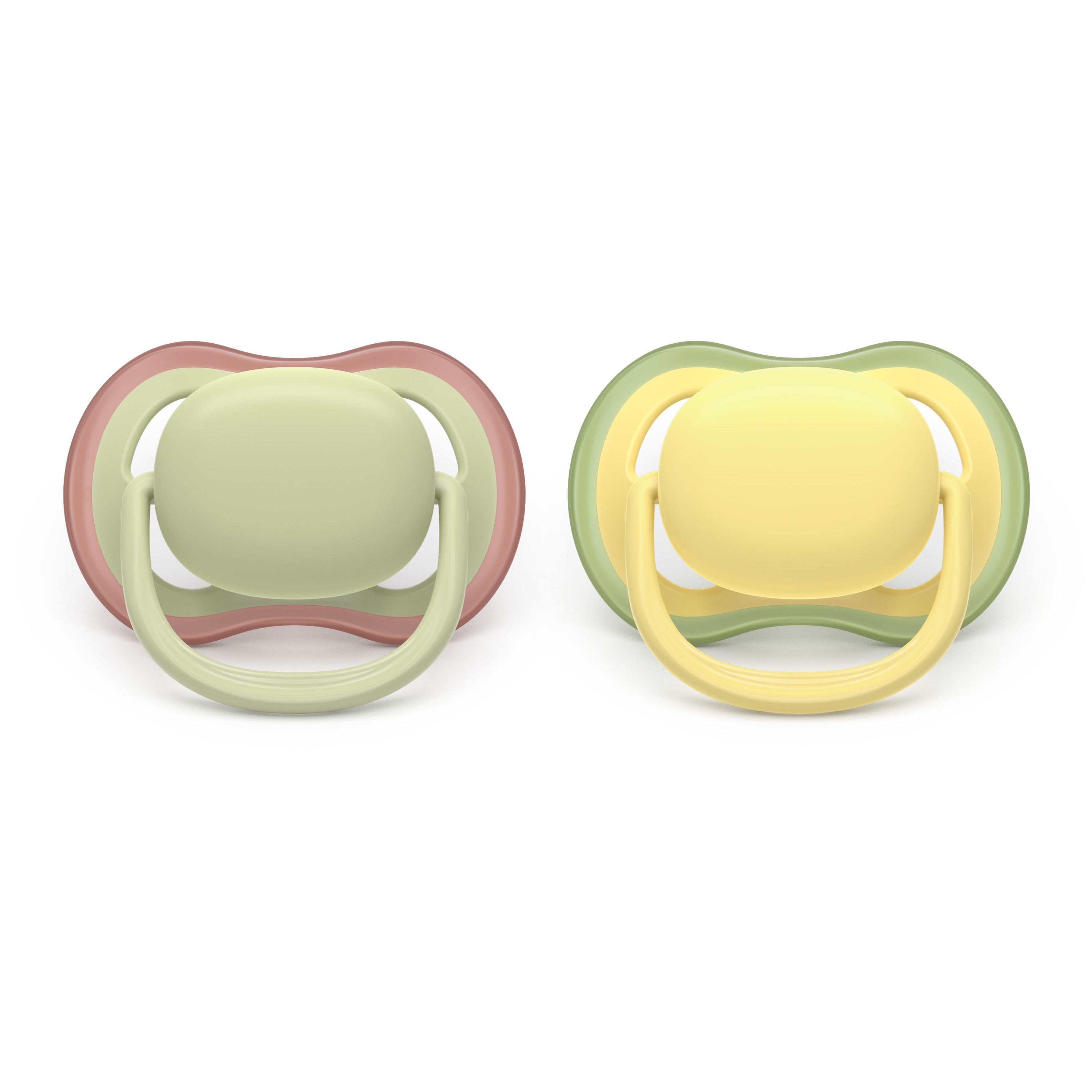 Philips Avent Pacifier ultra air, 18+m, Grøn / gul