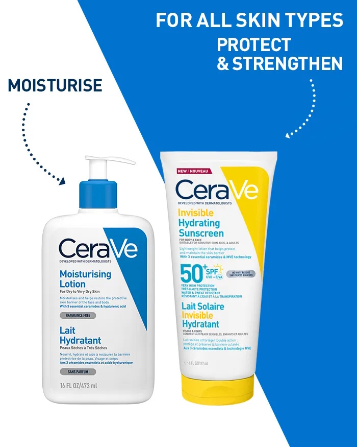 CeraVe Invisible Hydrating Sunscreen SPF 50+
