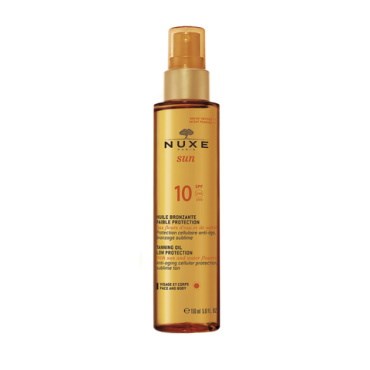 NUXE Tanning Oil Face & Body SPF 10