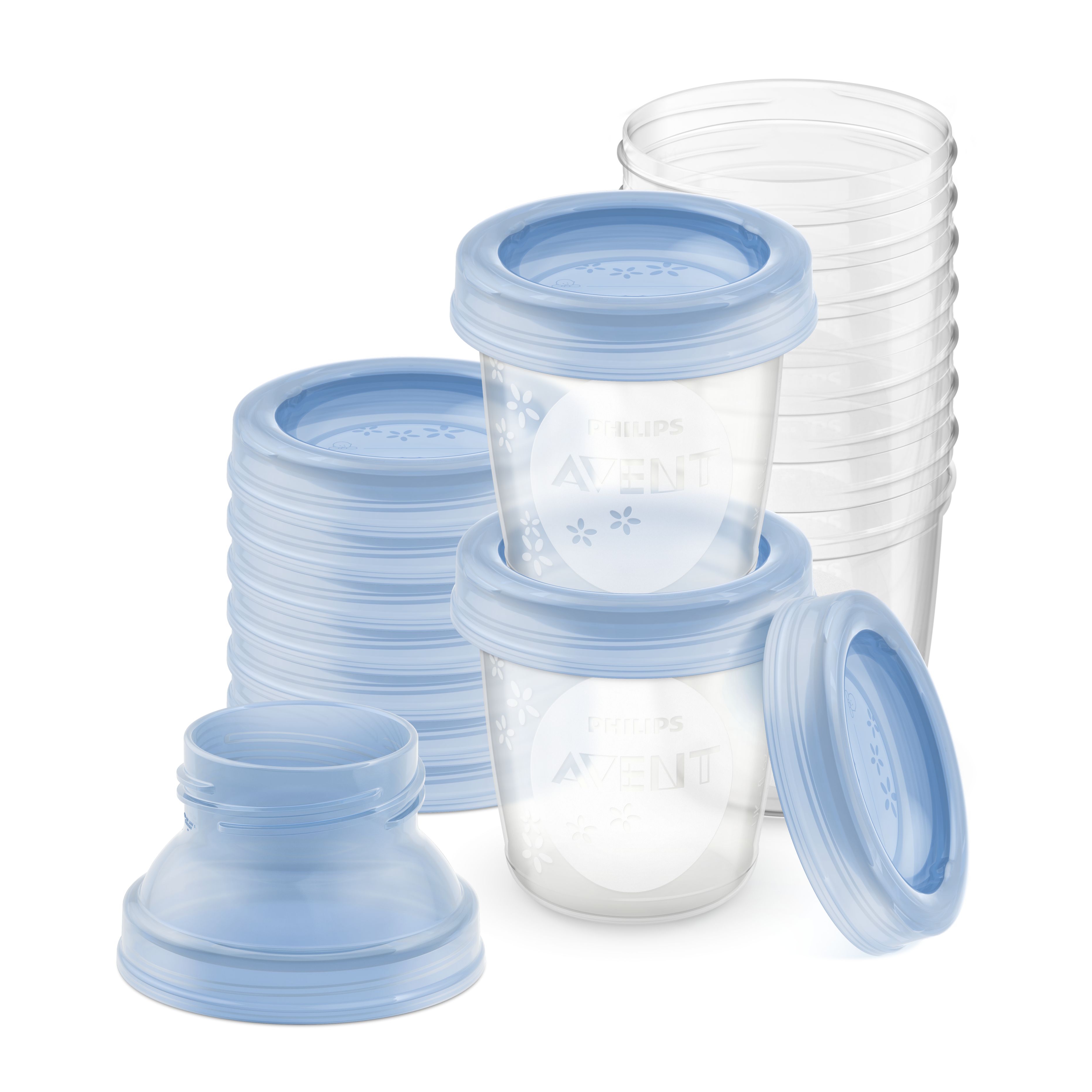 Philips Avent Kopper til opbevaring af modermælk, 10 Stk., 180ml