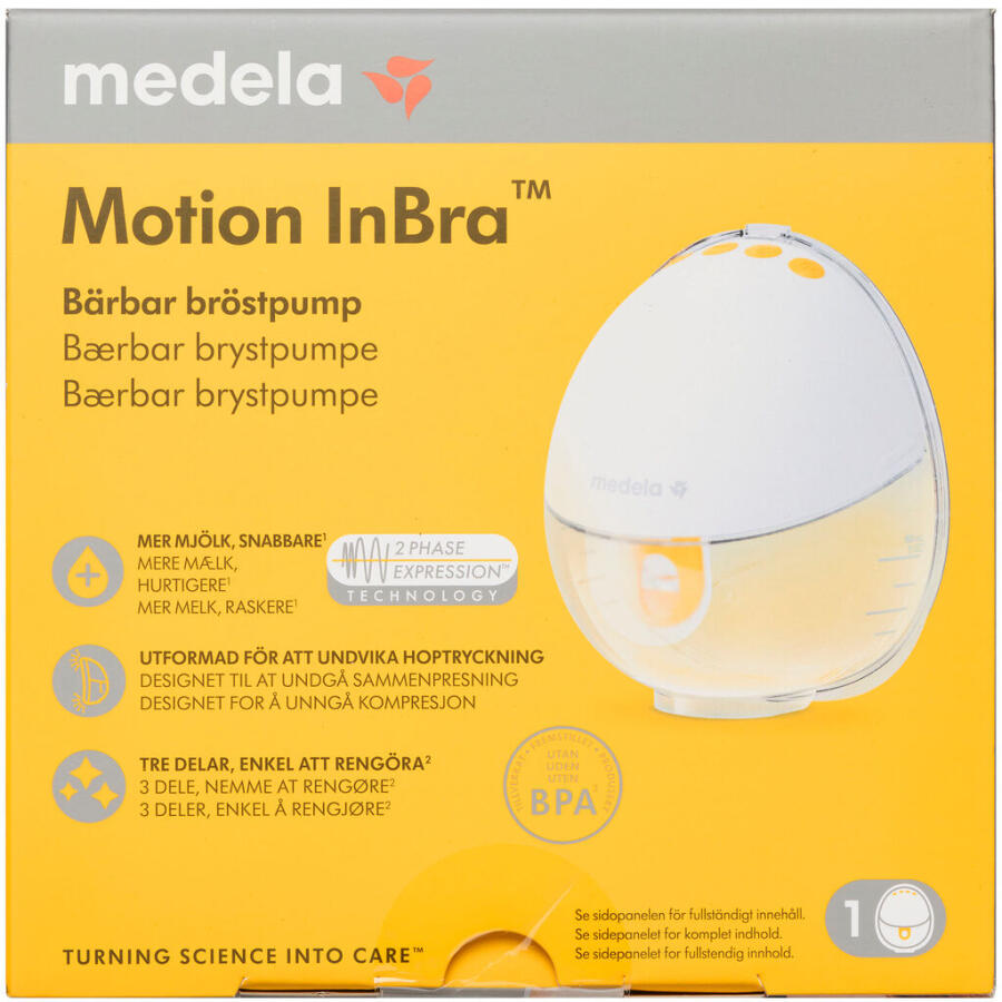 Medela Motion InBra Elektrisk Enkelt Brystpumpe