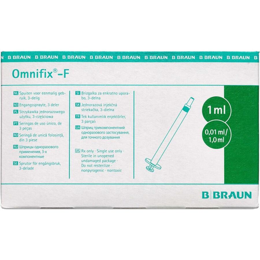 Sprøjte Omnifix Luer 1 ml