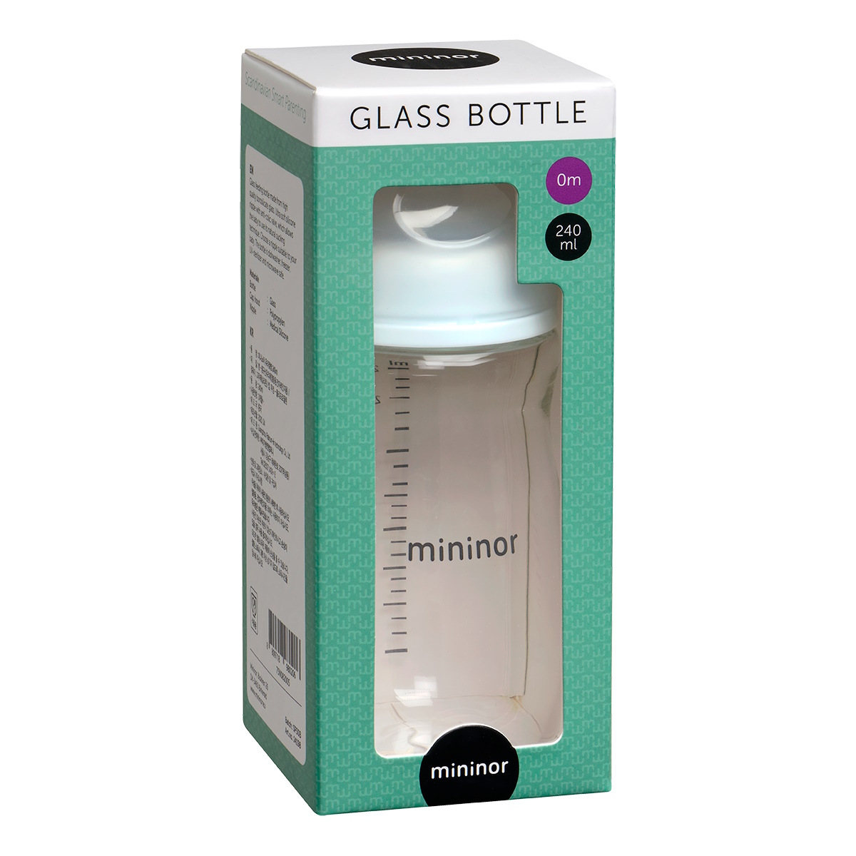 Mininor Glasflaske 240 ml