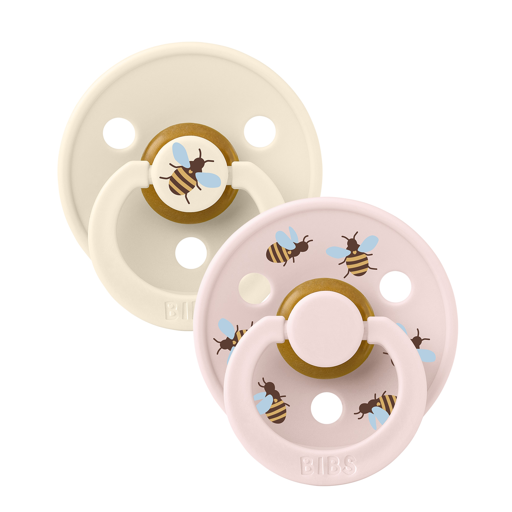 BIBS Pacifier Studio Colour 2-pak Bumblebee Ivory Mix Size 2