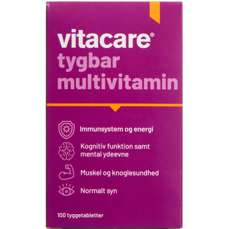 Vitacare Tygbar Multivitamin Skovbærsmag