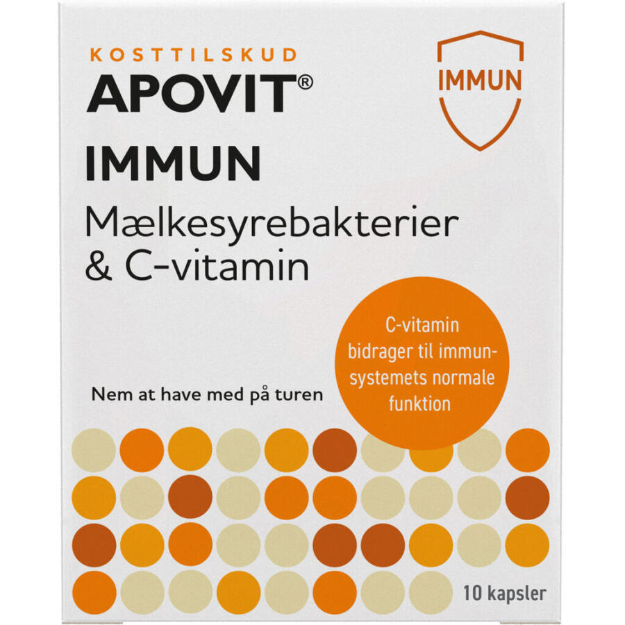 APOVIT Immun Mælkesyrebakterier & C-vitamin