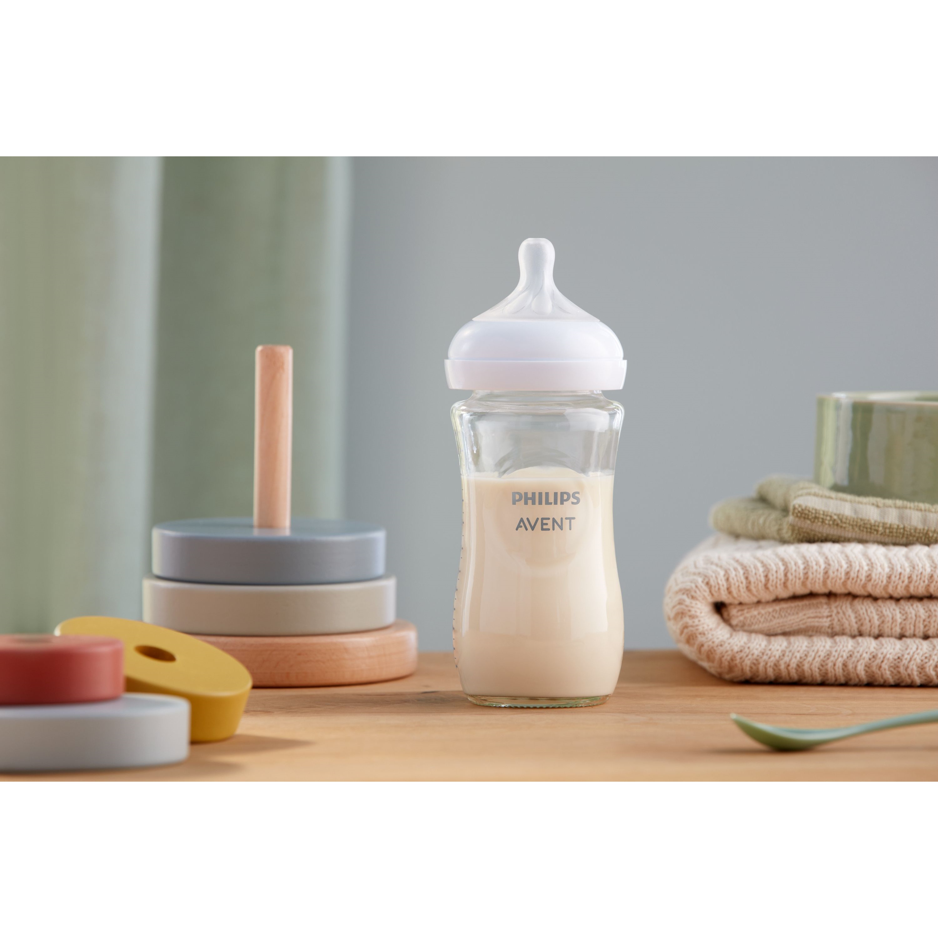 Philips Avent Natural Response Glassutteflaske 1M+