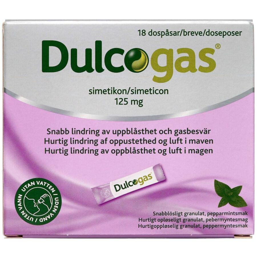 Dulcogas pulver 125 mg