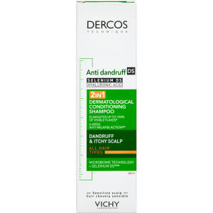 Vichy Dercos 2-i-1 Skælshampoo og balsam til tørt hår