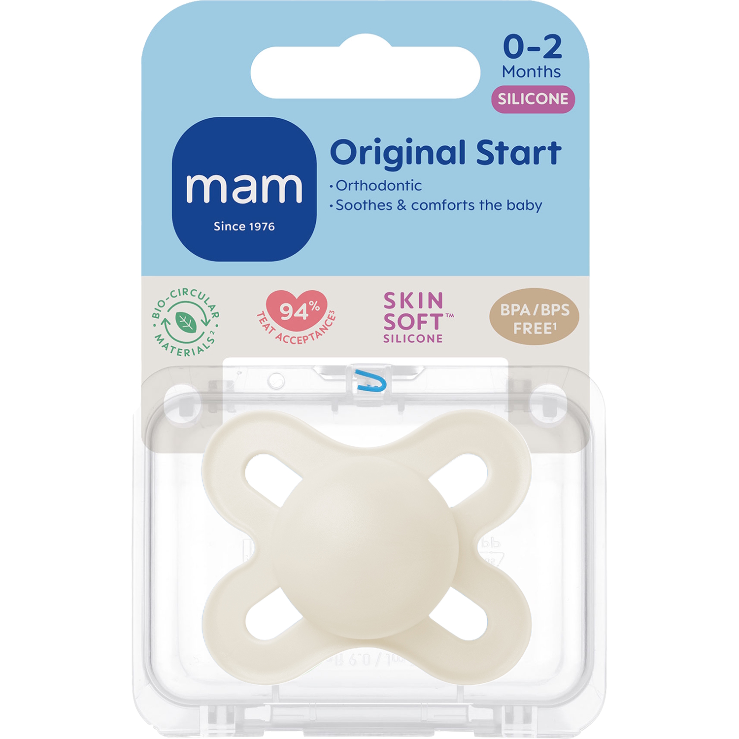MAM Original Start Silk 0-2m 1p Box V Neutral