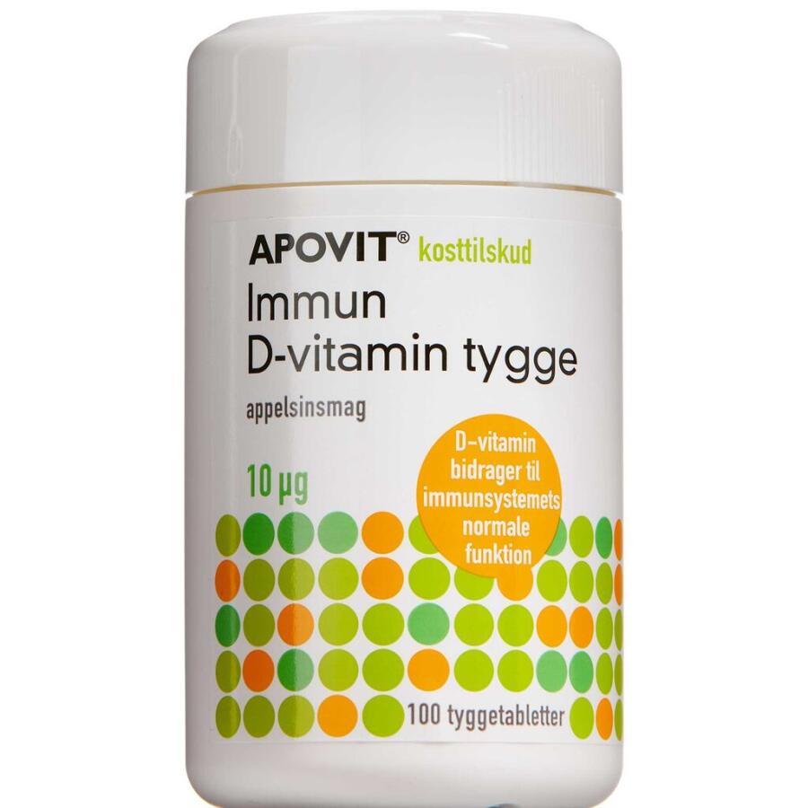 APOVIT Immun D-Vitamin 10 µg Tygge