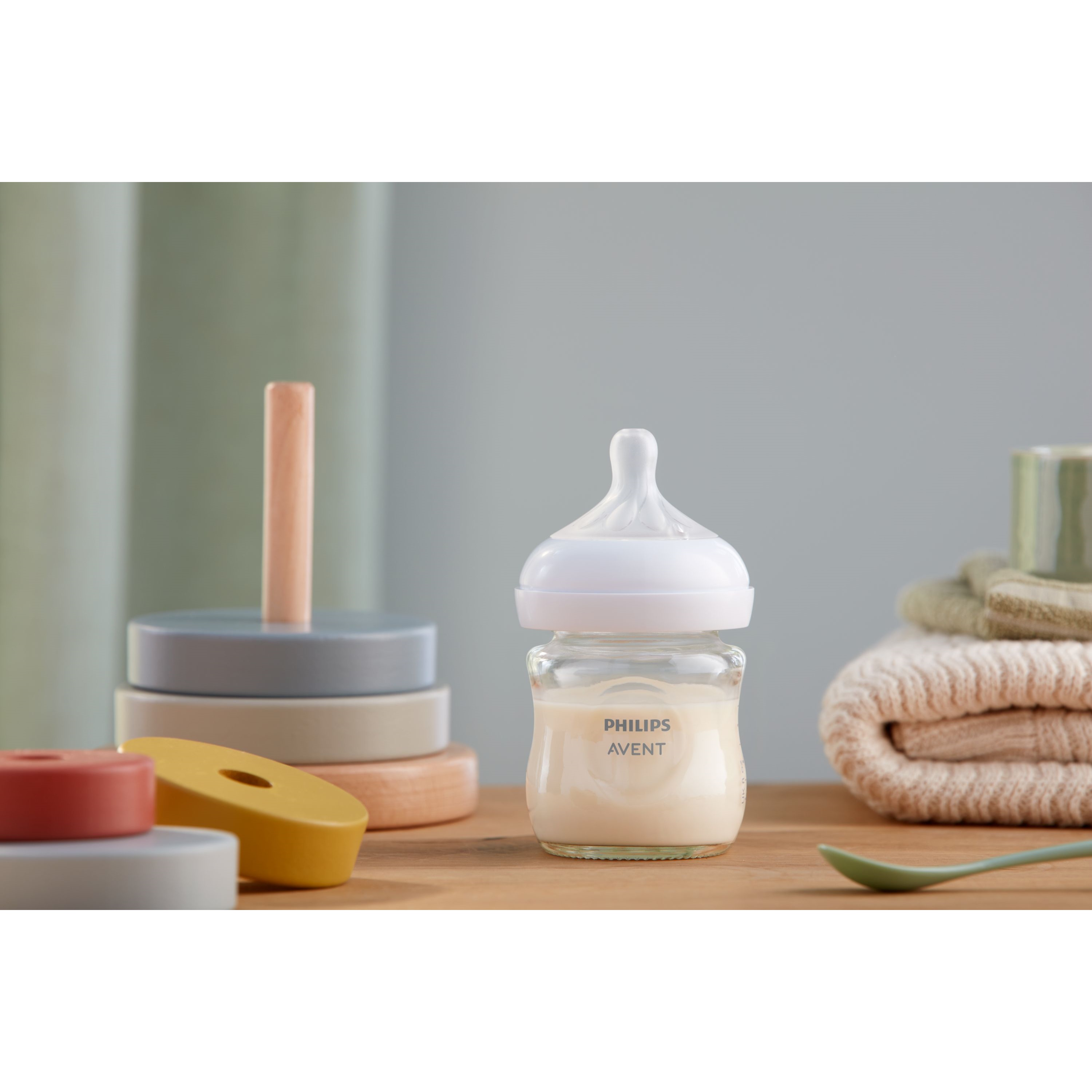 Philips Avent Natural Response Glassutteflaske 0M+