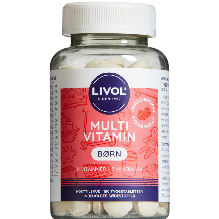 Livol Multi Vitamin Børn Jordbærsmag