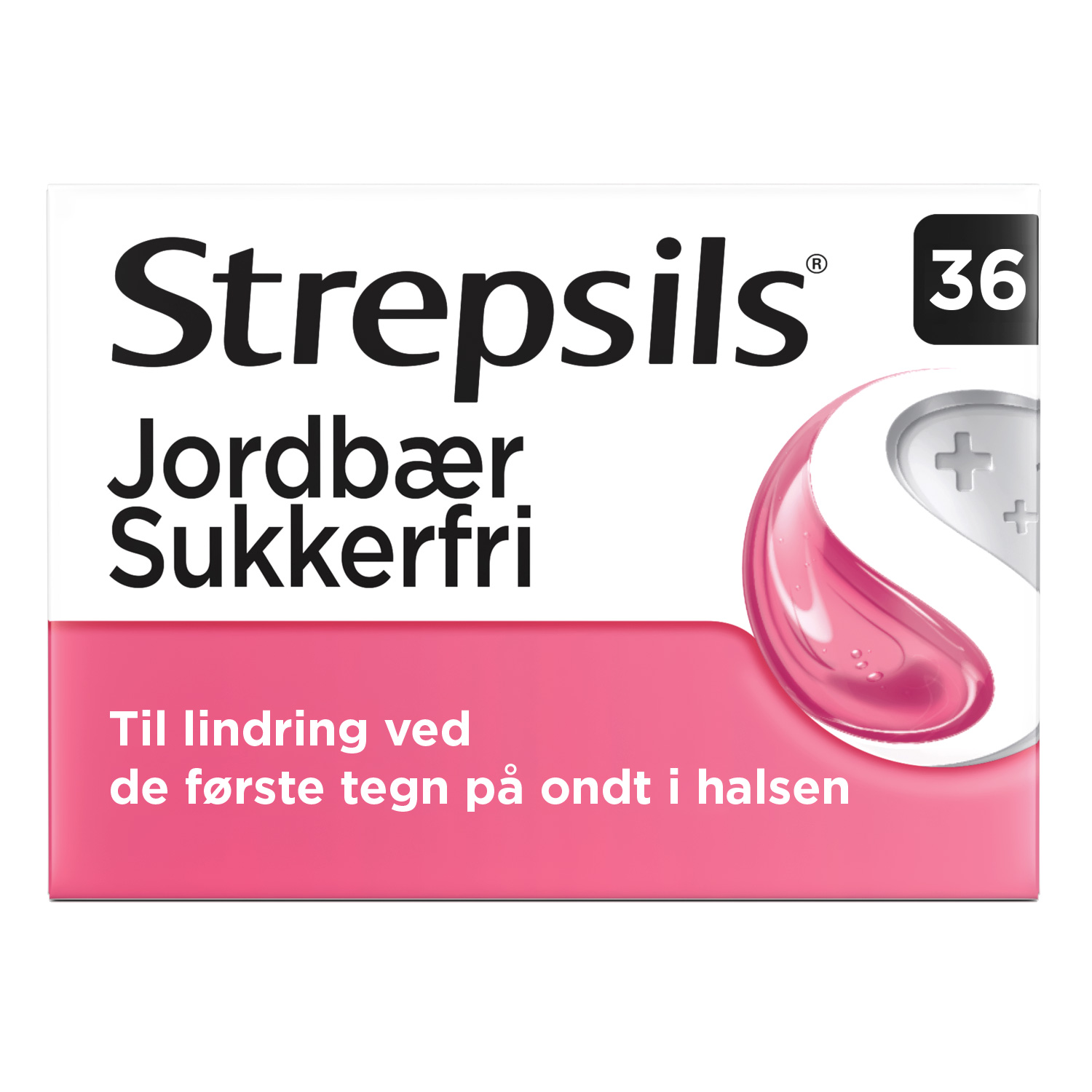 Strepsils Jordbær Sukkerfri